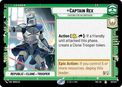 Captain Rex - Fighting For His Brothers  - Foil
