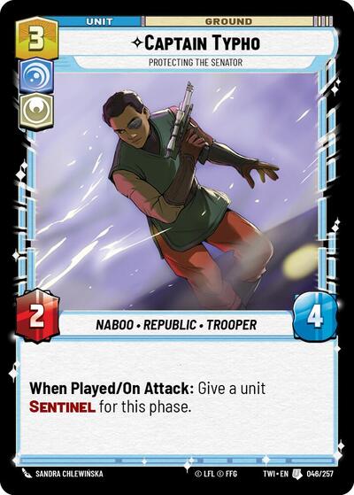 Captain Typho - Protecting the Senator  - Foil