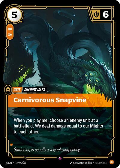 Carnivorous Snapvine - Foil