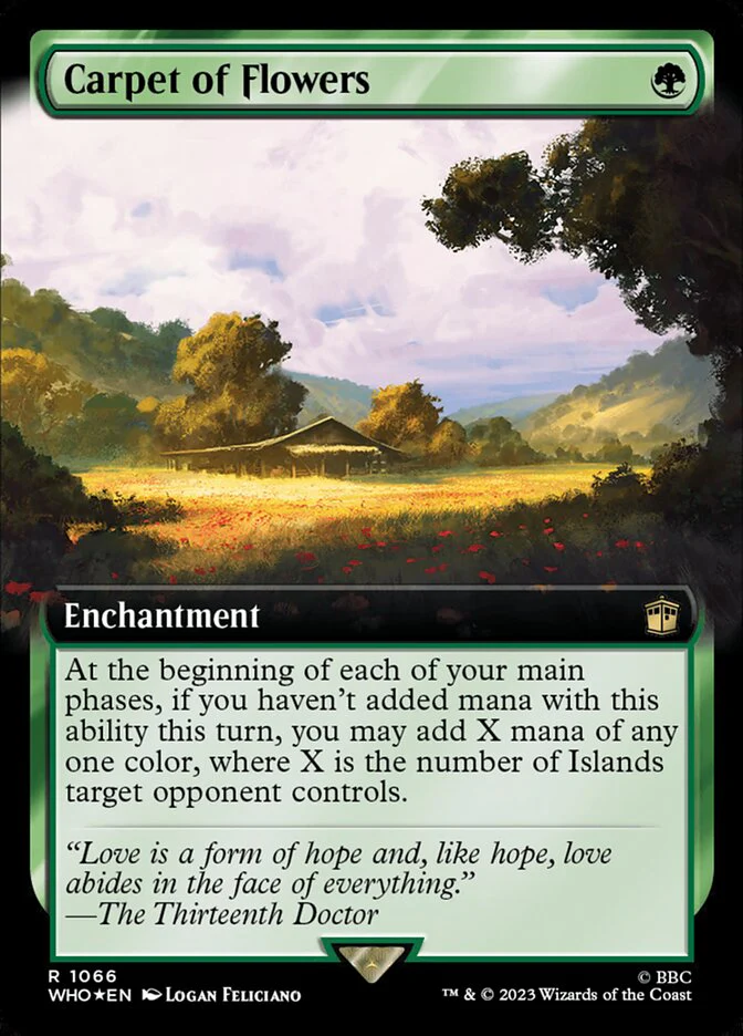 Carpet of Flowers - Extended Art - Surge Foil (Foil)