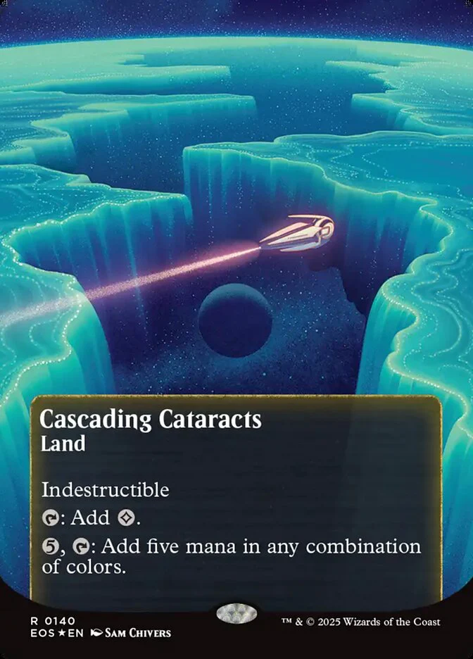 Cascading Cataracts - Borderless - Full Art - Inverted (Foil)