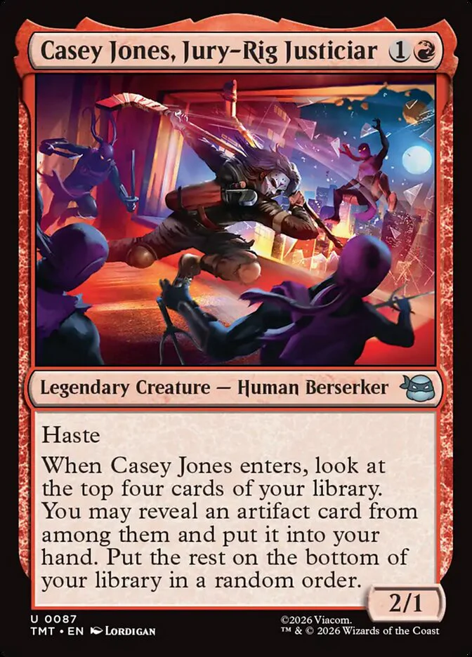 Casey Jones, Jury-Rig Justiciar - Legendary