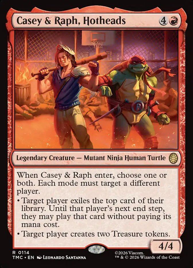 Casey & Raph, Hotheads - Legendary