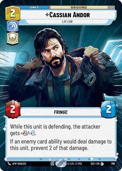Cassian Andor - Lay Low (Hyperspace) - Foil