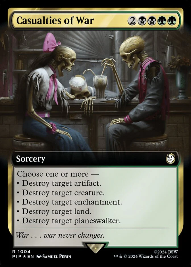 Casualties of War - Extended Art - Surge Foil (Foil)