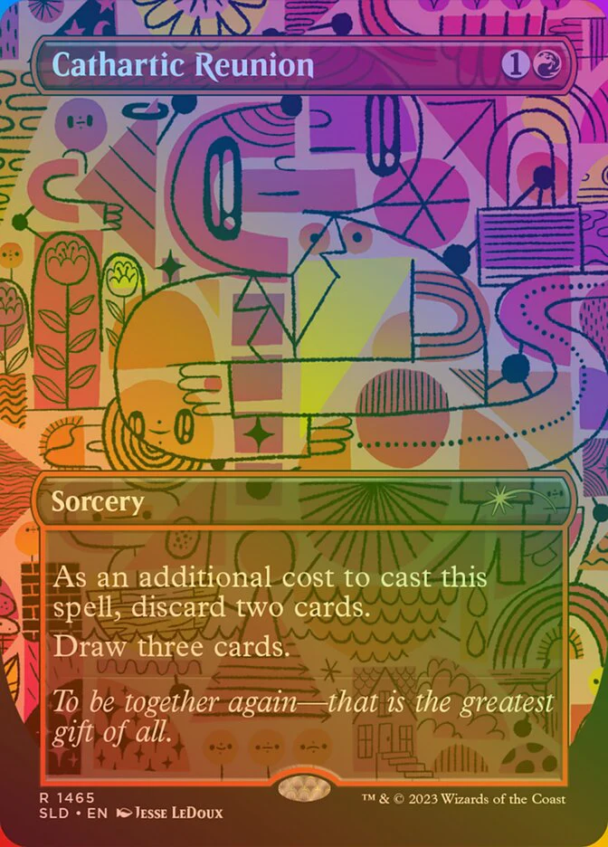 Cathartic Reunion - Borderless - Full Art - Inverted (Foil)