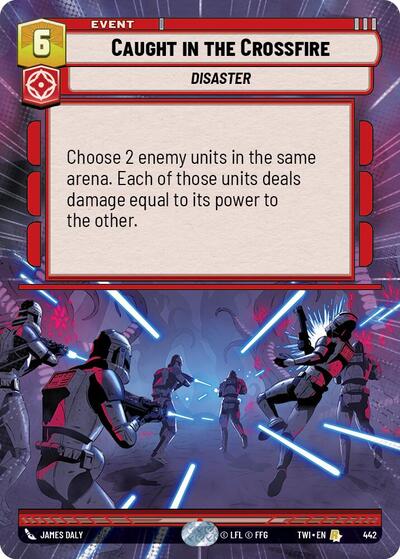 Caught in the Crossfire  (Hyperspace) - Foil
