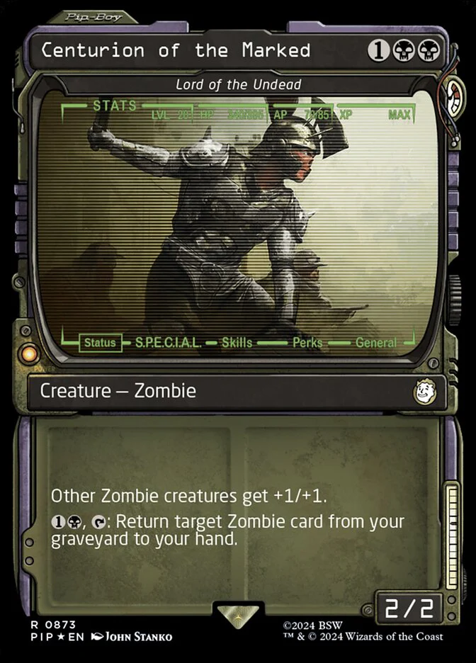 Centurion of the Marked - Lord of the Undead - Inverted - Showcase - Surge Foil (Foil)