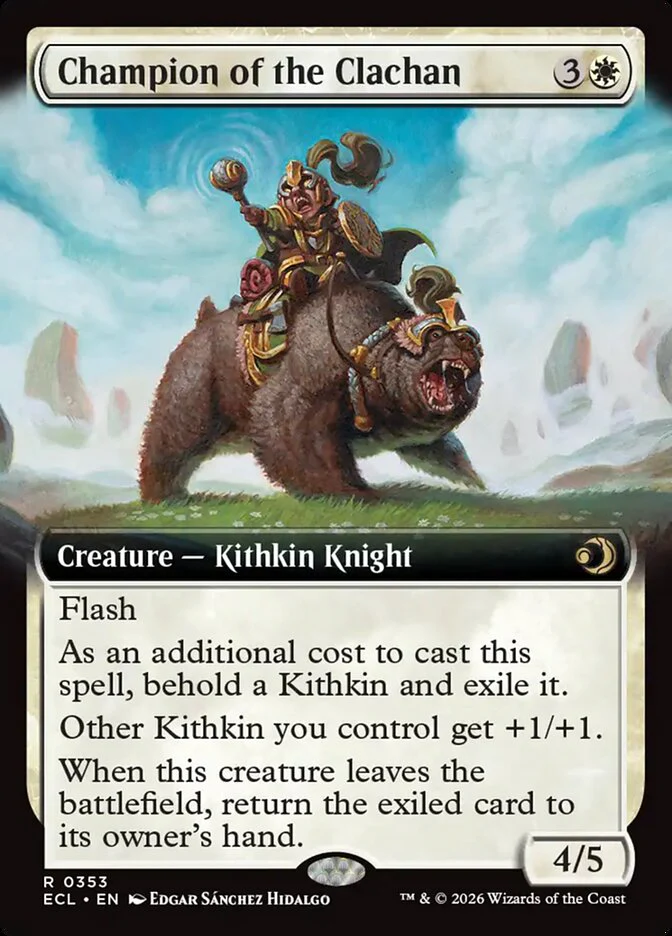 Champion of the Clachan - Extended Art (Foil)