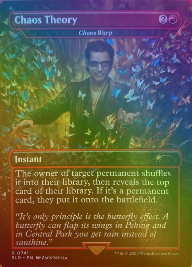 Chaos Theory - Chaos Warp - Borderless - Full Art - Inverted (Foil)