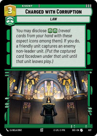 Charged with Corruption - Foil