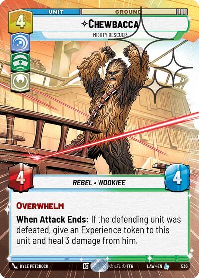 Chewbacca - Mighty Rescuer (Hyperspace) - Foil
