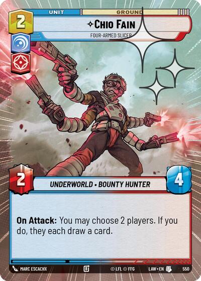 Chio Fain - Four-Armed Slicer (Hyperspace) - Foil