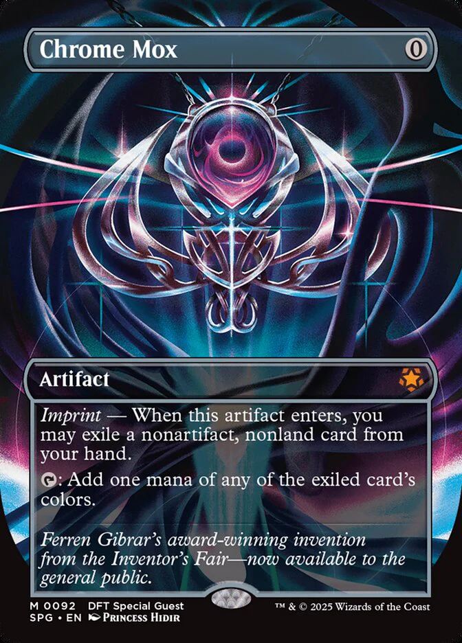 Chrome Mox - Borderless - Full Art - Inverted