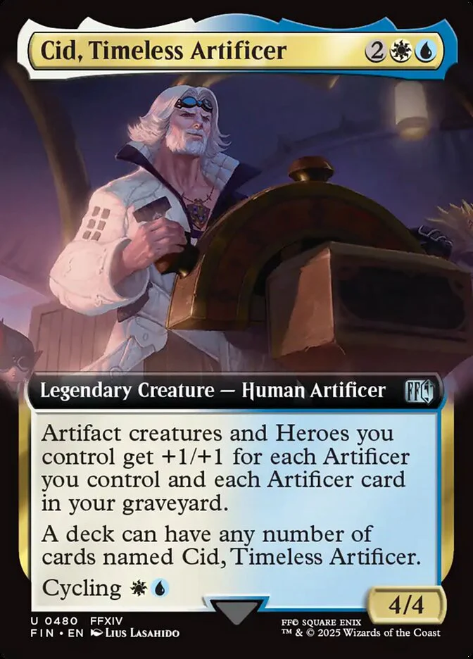 Cid, Timeless Artificer - Extended Art - Legendary