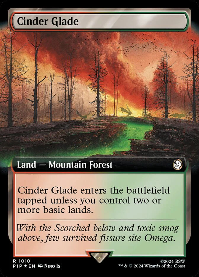 Cinder Glade - Extended Art - Surge Foil (Foil)