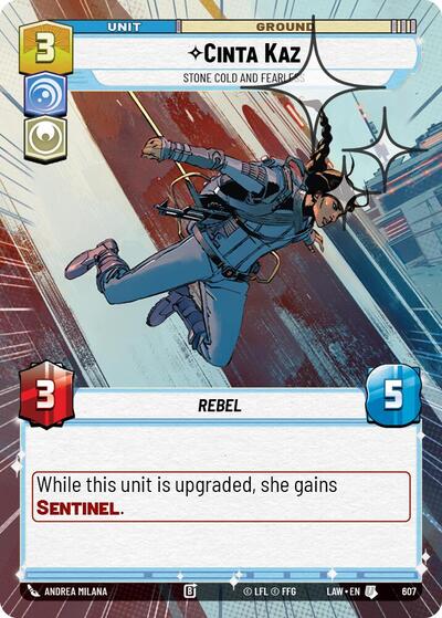 Cinta Kaz - Stone Cold and Fearless (Hyperspace) - Foil