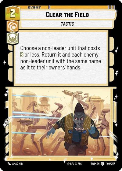 Clear the Field  - Foil