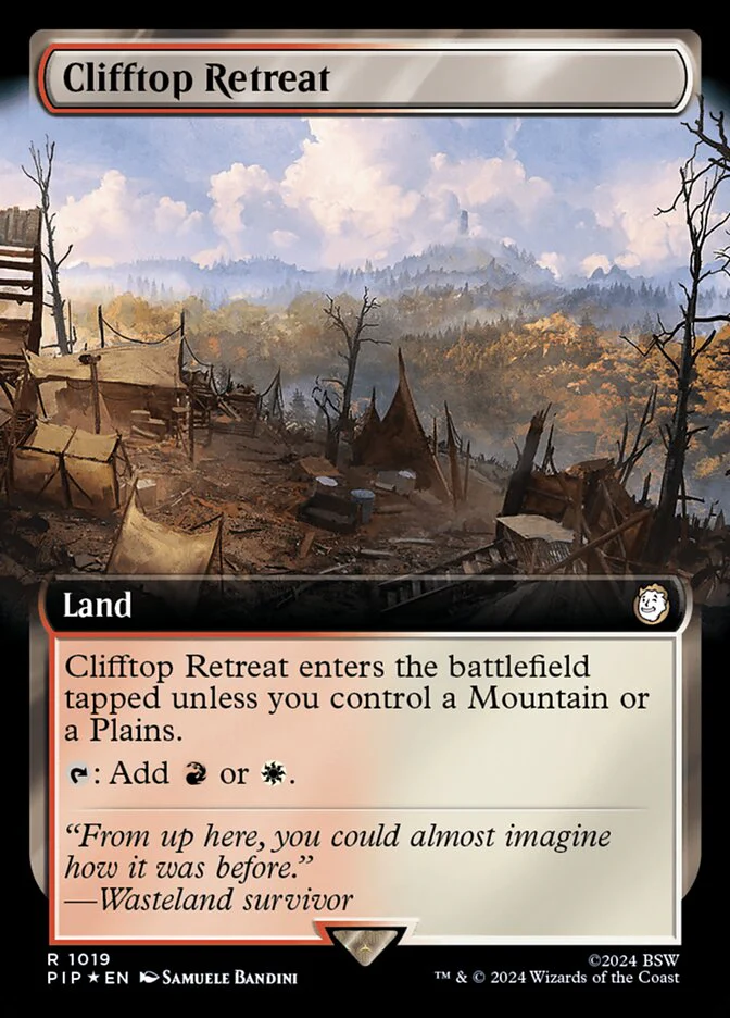 Clifftop Retreat - Extended Art - Surge Foil (Foil)