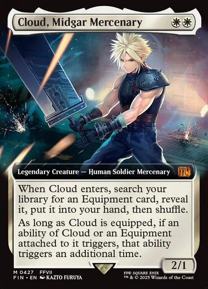 Cloud, Midgar Mercenary - Extended Art - Legendary