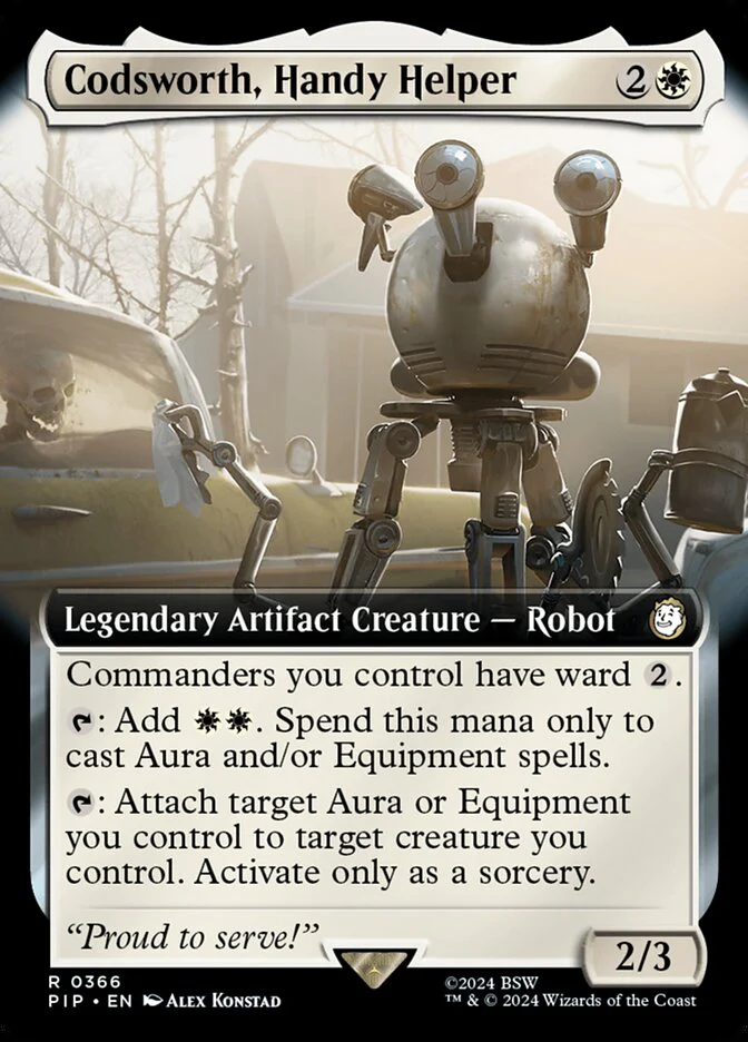 Codsworth, Handy Helper - Extended Art - Legendary (Foil)