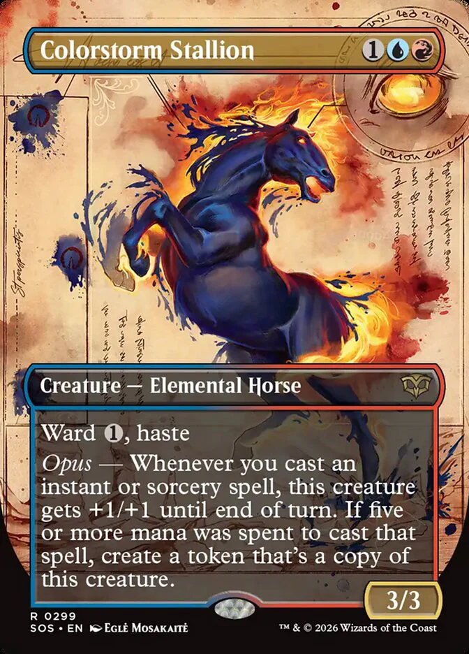 Colorstorm Stallion - Borderless - Full Art - Inverted - Showcase (Foil)