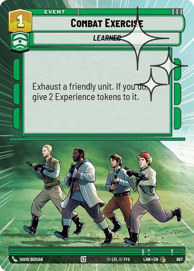 Combat Exercise (Hyperspace) - Foil