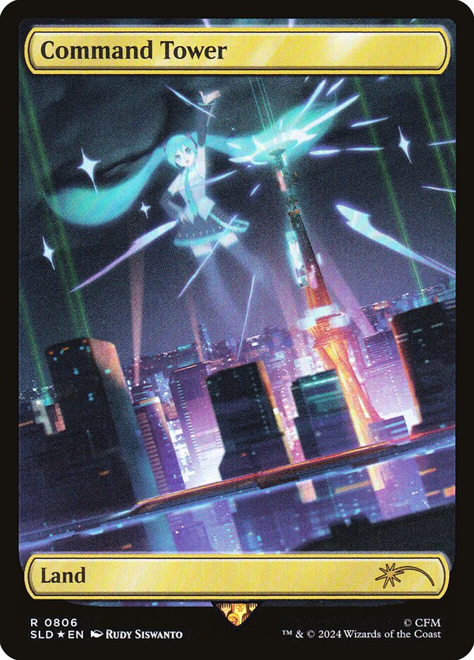 Command Tower - Textless - Borderless - Full Art