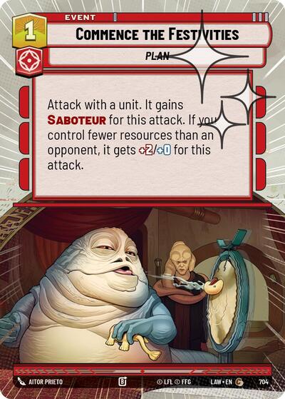 Commence the Festivities (Hyperspace) - Foil