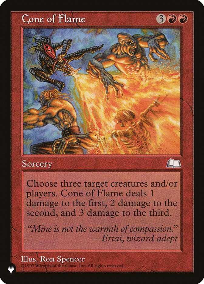 Cone of Flame - Retro Frame