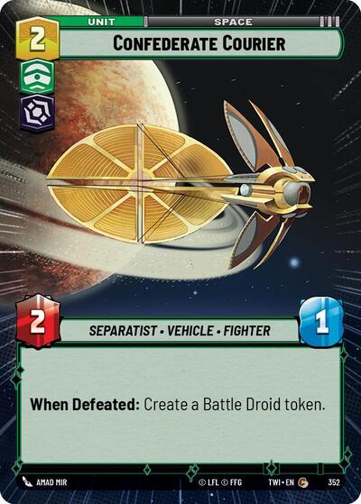 Confederate Courier (Hyperspace) - Foil