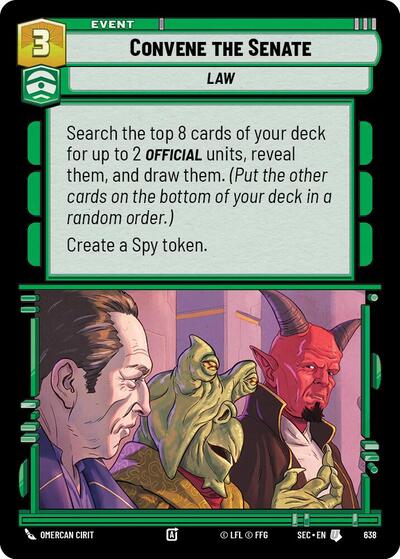 Convene the Senate - Foil