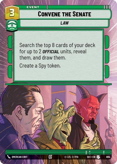 Convene the Senate (Hyperspace) - Foil