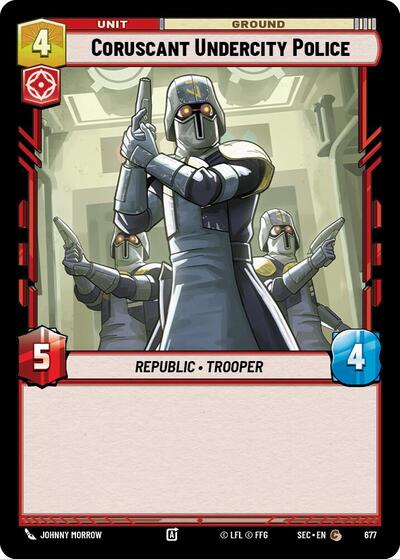 Coruscant Undercity Police - Foil