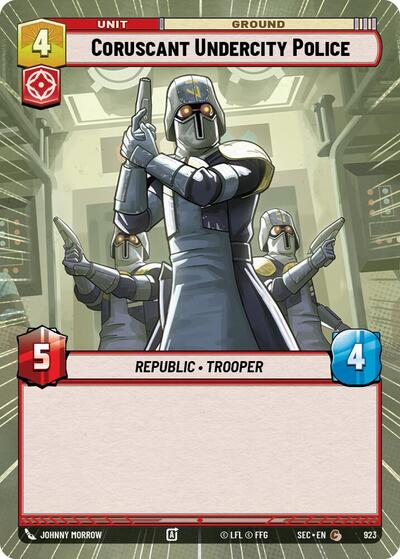 Coruscant Undercity Police (Hyperspace) - Foil