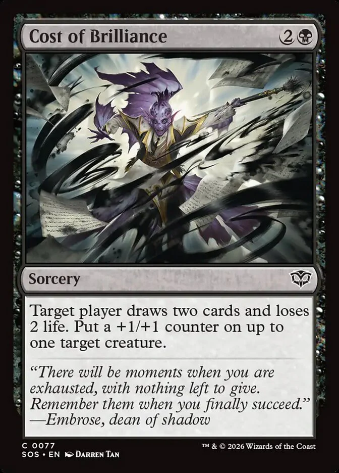 Cost of Brilliance (Foil)