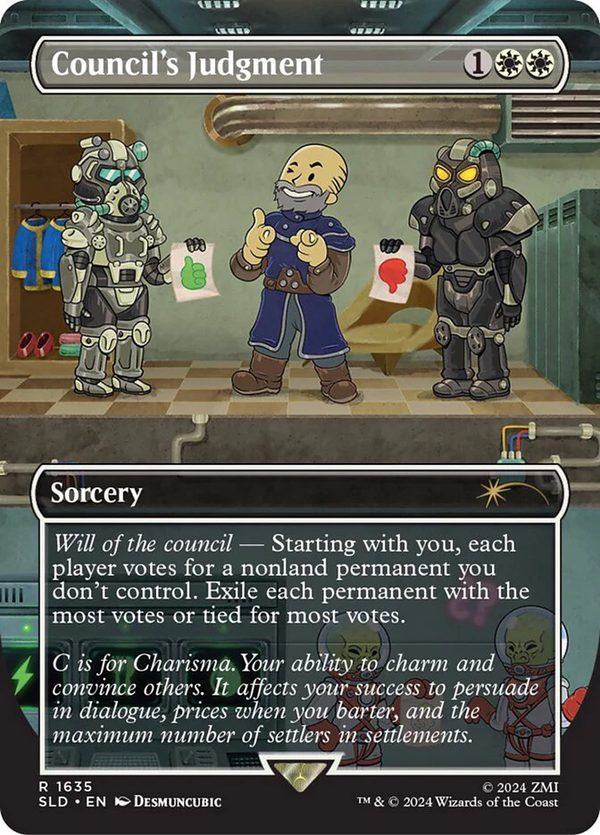 Council's Judgment - Borderless - Full Art - Inverted
