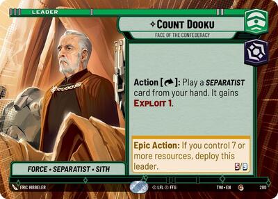 Count Dooku - Face of the Confederacy  (Hyperspace)