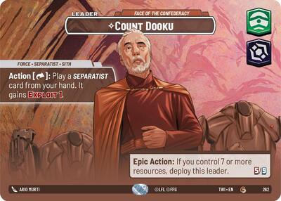 Count Dooku - Face of the Confederacy  (Showcase)