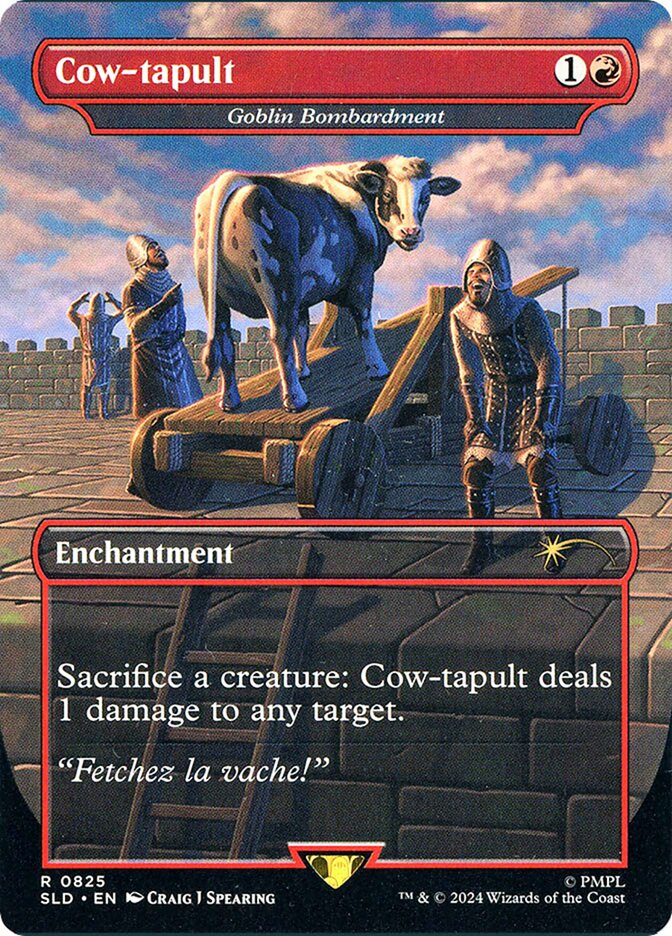 Cow-tapult - Goblin Bombardment - Borderless - Full Art (Foil)