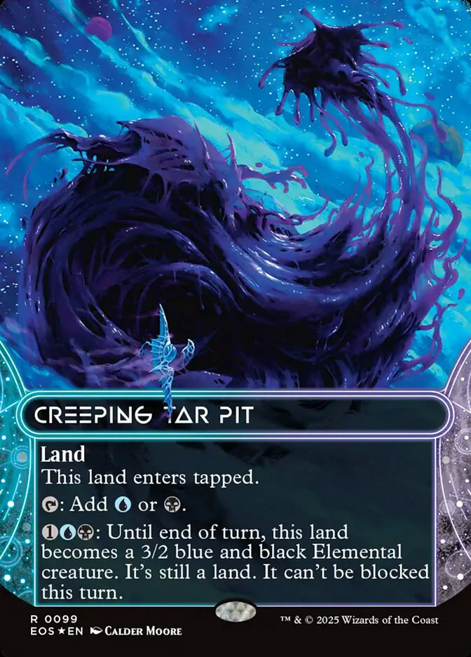 Creeping Tar Pit - Borderless (Foil)