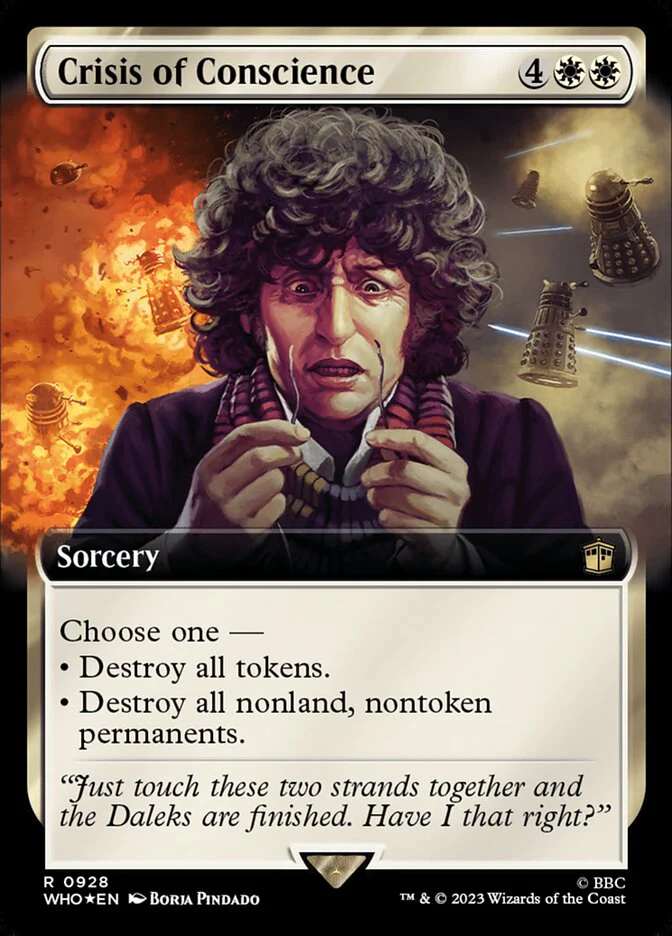 Crisis of Conscience - Extended Art - Surge Foil (Foil)