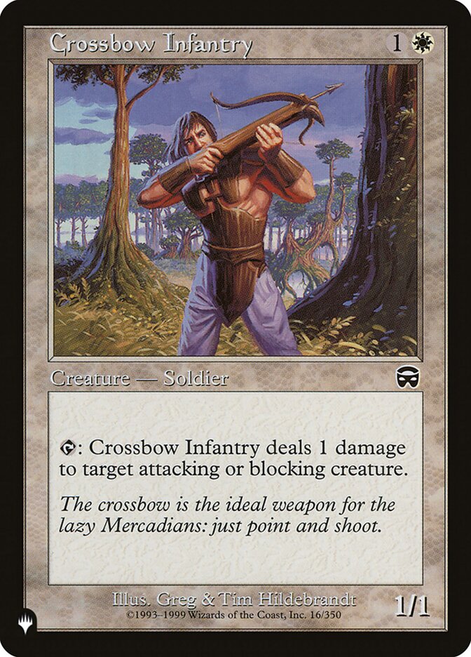Crossbow Infantry - Retro Frame