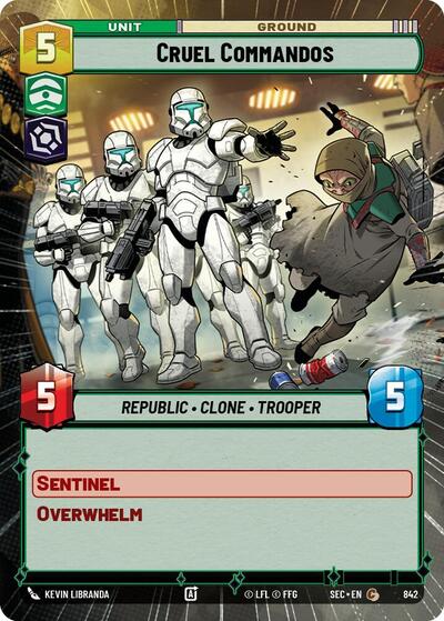 Cruel Commandos (Hyperspace) - Foil