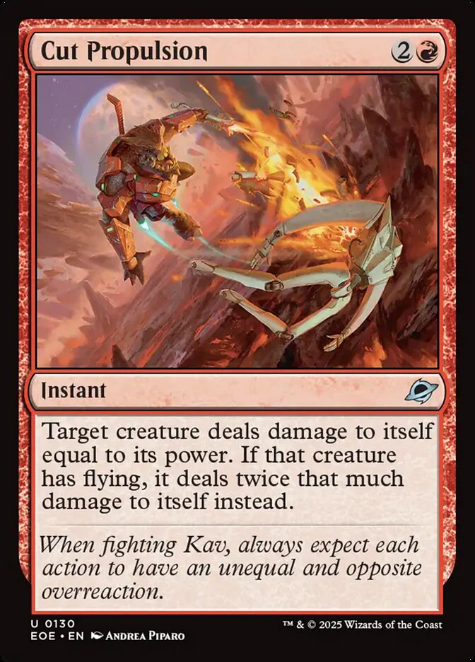 Cut Propulsion (Foil)