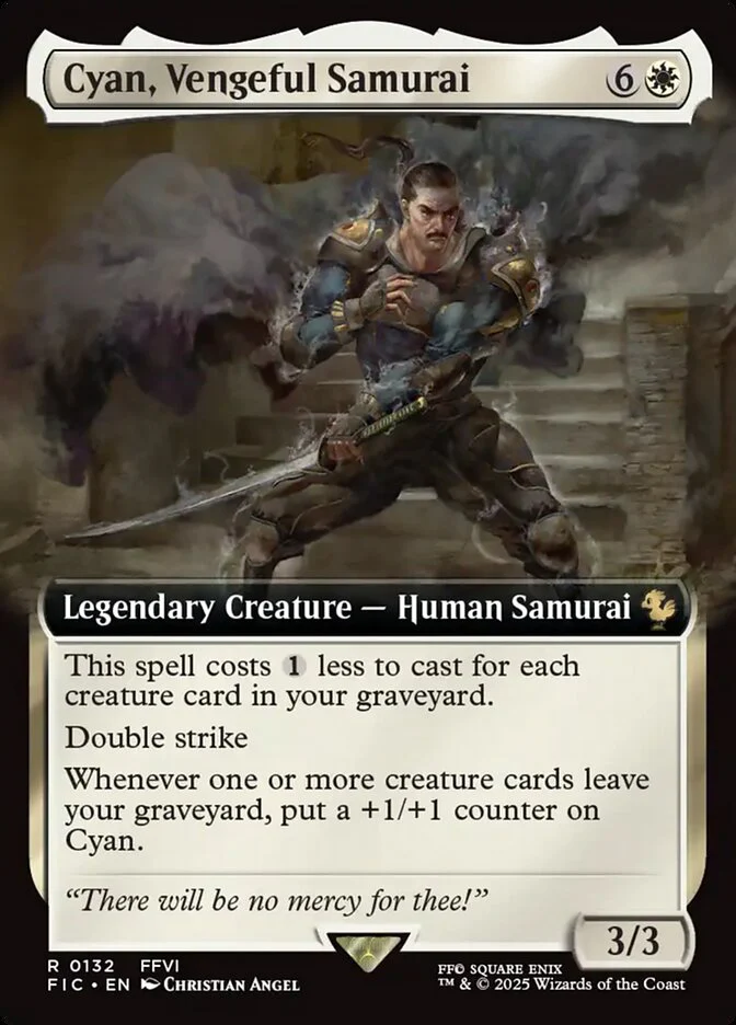 Cyan, Vengeful Samurai - Extended Art - Legendary
