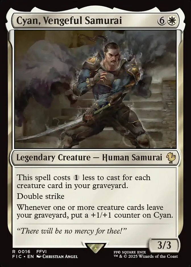 Cyan, Vengeful Samurai - Legendary (Foil)