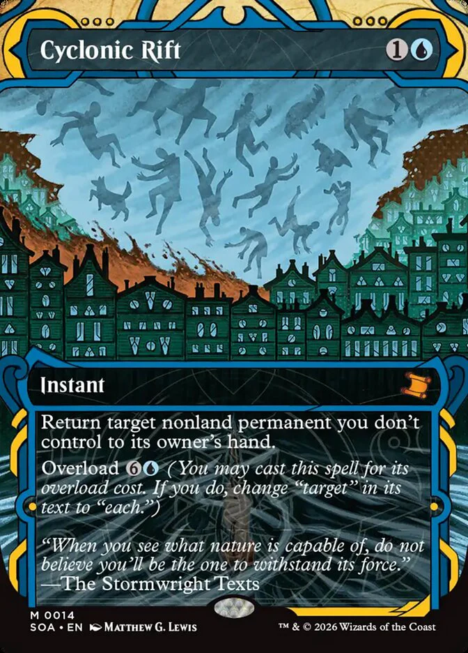 Cyclonic Rift - Borderless - Inverted - Showcase (Foil)