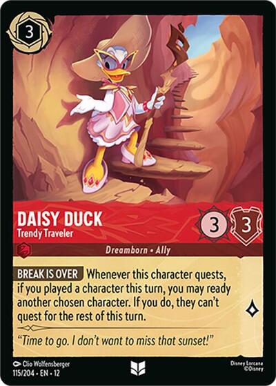 Daisy Duck - Trendy Traveler - Foil