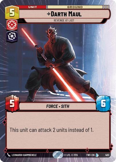 Darth Maul - Revenge At Last  (Hyperspace) - Foil
